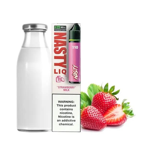 جویس شیر توت فرنگی نستی | NASTY LIQ 110 Strawberry Milk
