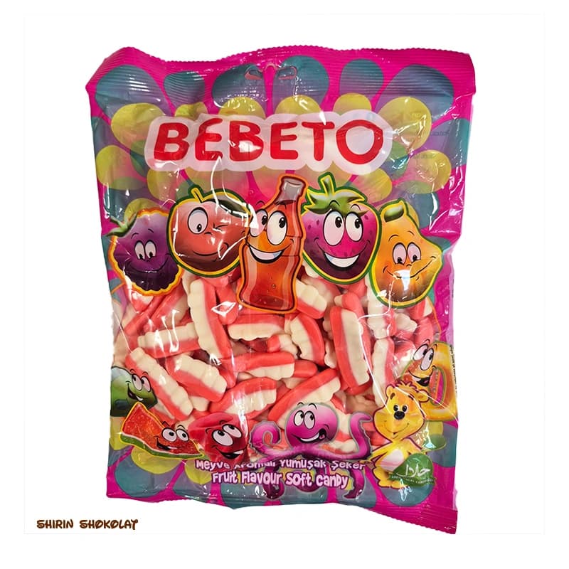 پاستیل ببتو BEBETO طرح دندان بسته 1 کیلویی — تصویر ۲