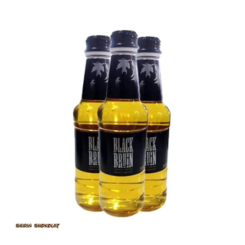 نوشیدنی انرژیزای بلک بروین BLACK BRUIN شیشهای 250 میل