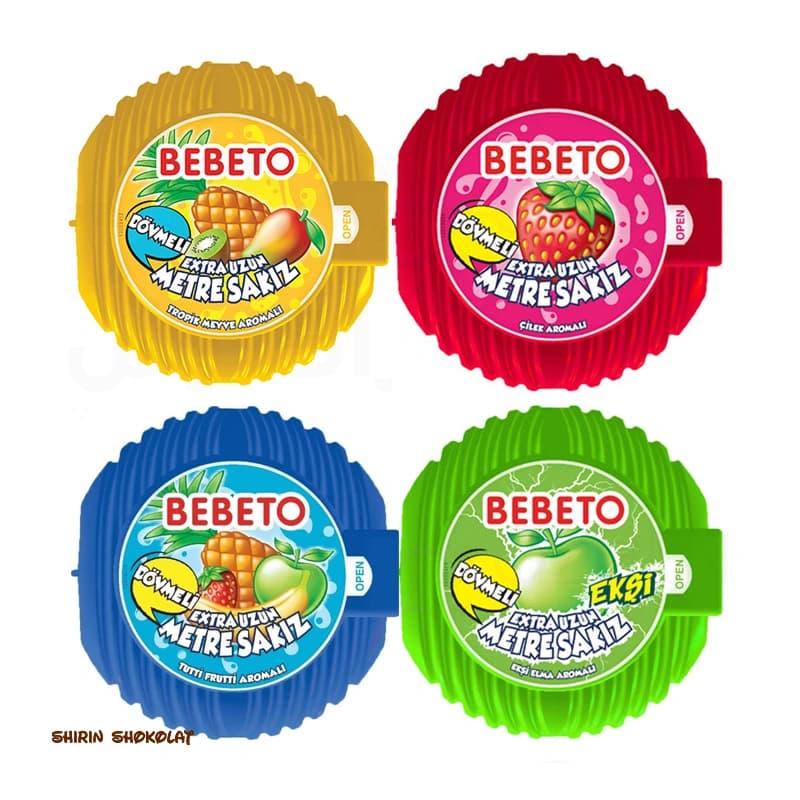 آدامس متری ببتو BEBETO وزن 25 گرم