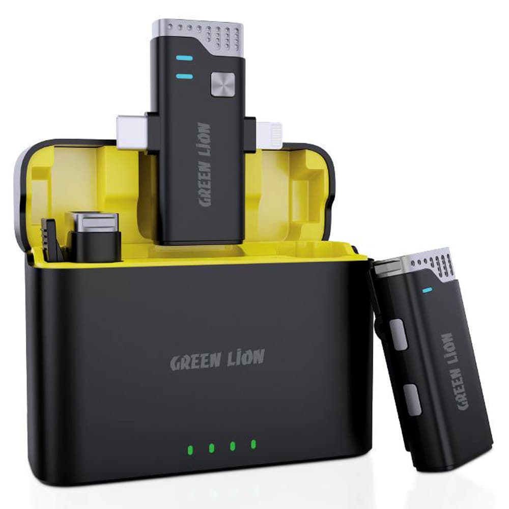 میکروفن یقه ای Green Lion مدل 3in1 360