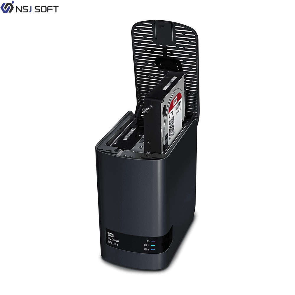 WD My Cloud EX2 Ultra – Black, 16TB ارسال از 20 روز کاری — تصویر ۲