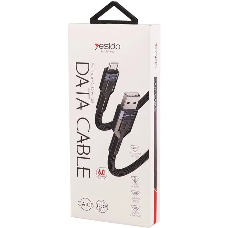 کابل تبدیل USB به USB-C مدل Yesido CA106c — تصویر ۳