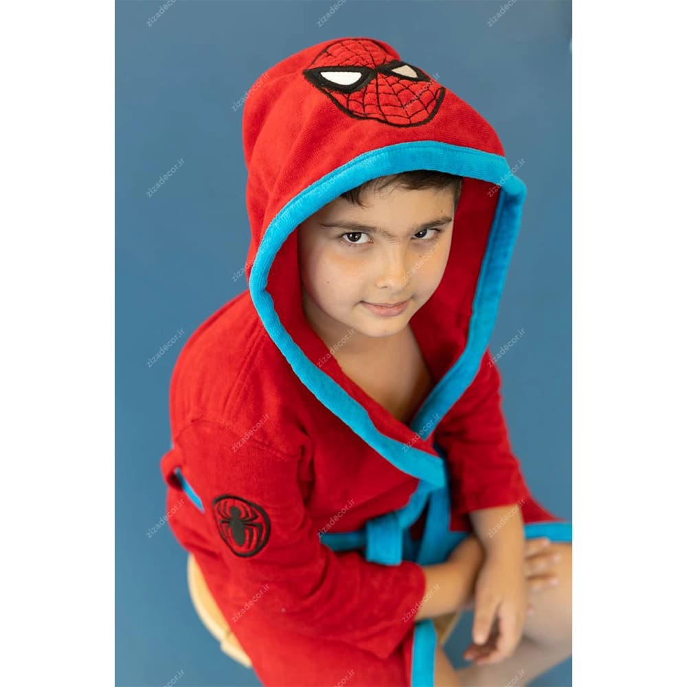 حوله تنپوش کلاهدارفانتزی کودک طرح مرد عنکبوتی اسپایدرمن Spiderman — تصویر ۶