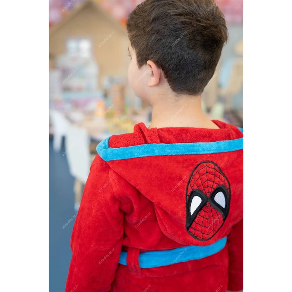 حوله تنپوش کلاهدارفانتزی کودک طرح مرد عنکبوتی اسپایدرمن Spiderman — تصویر ۷
