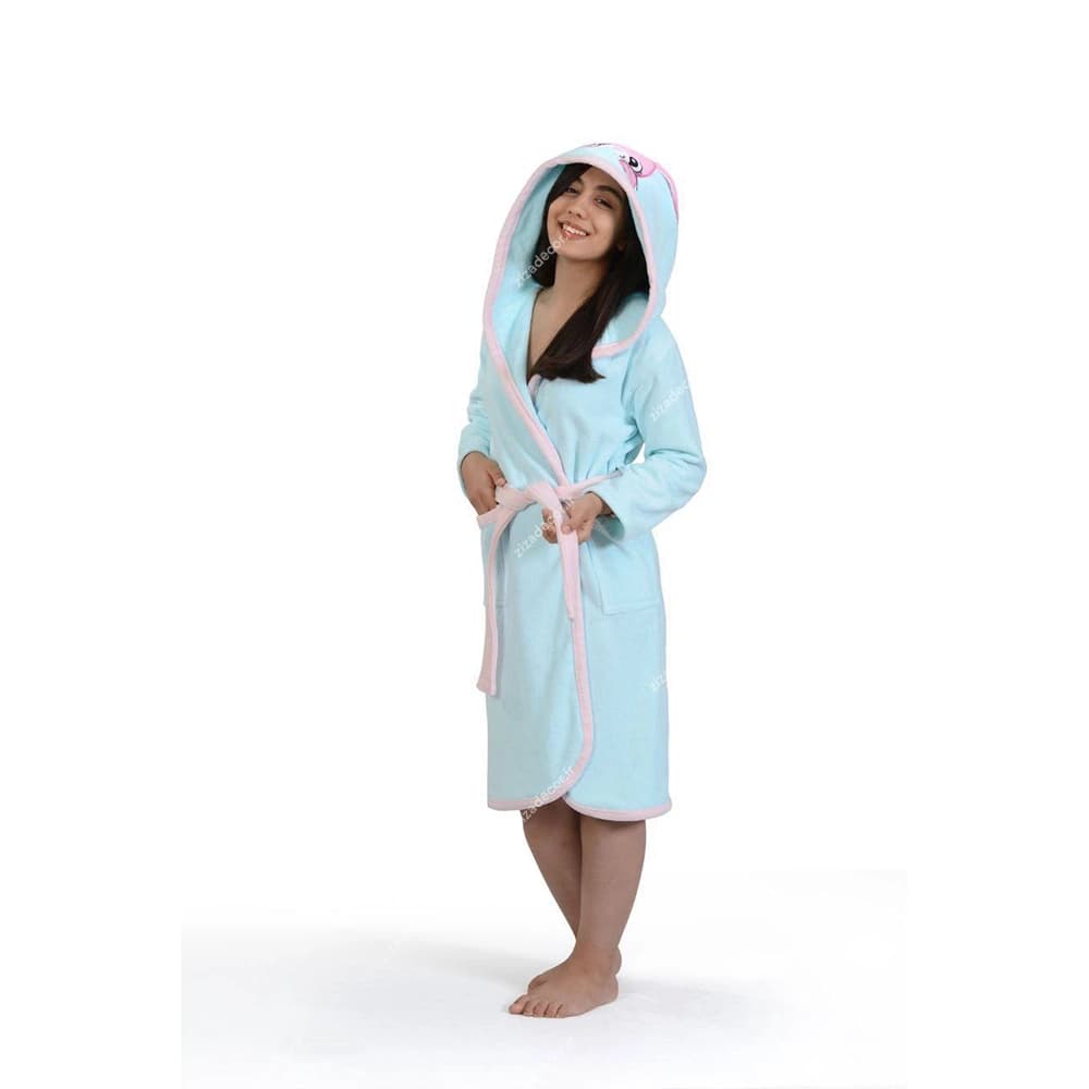 حوله تنپوش کلاهدار فانتزی کودک طرح خرگوش Bunny — تصویر ۳