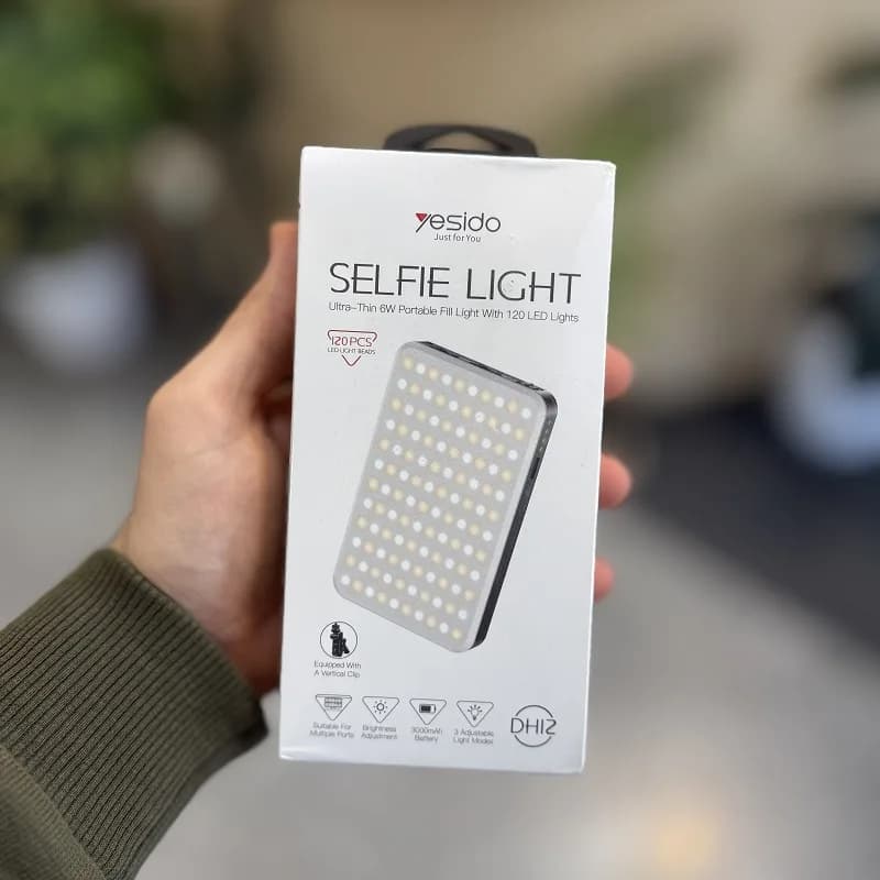 چراغ سلفی جیبی Yesido مدل DH12 — تصویر ۲