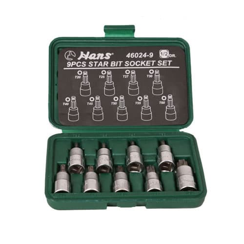 جعبه بکس 9 عددی آلن بکس ستاره ای هنس مدل Hans 46024-9