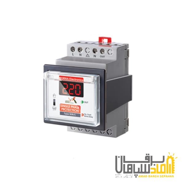 کنترل بار دیجیتال با CT جدا در قالب 3 مینیاتور (در انواع رنج جریانی 0.5 تا 20 و 10 تا 60 آمپر ) مدل DLM/C برنا الکترونیک