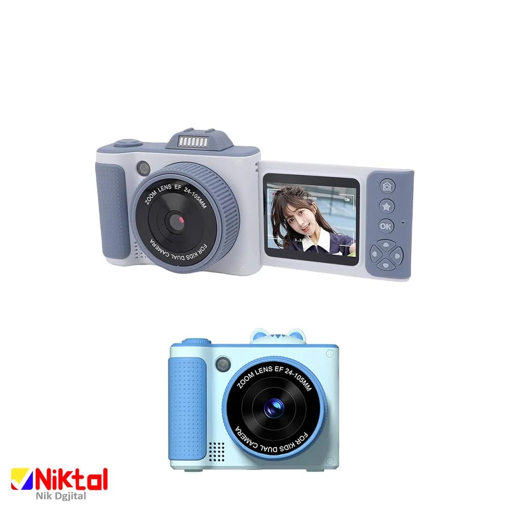 دوربین کودک S6 | با عکاسی و فیلمبرداری فرمت AVI و پورت شارژ Type-C — تصویر ۵
