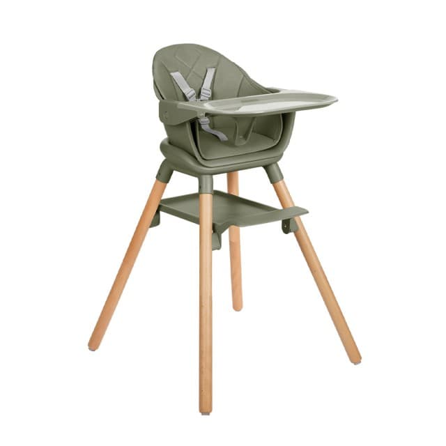 صندلی غذا کیکابو مدل Woody army green