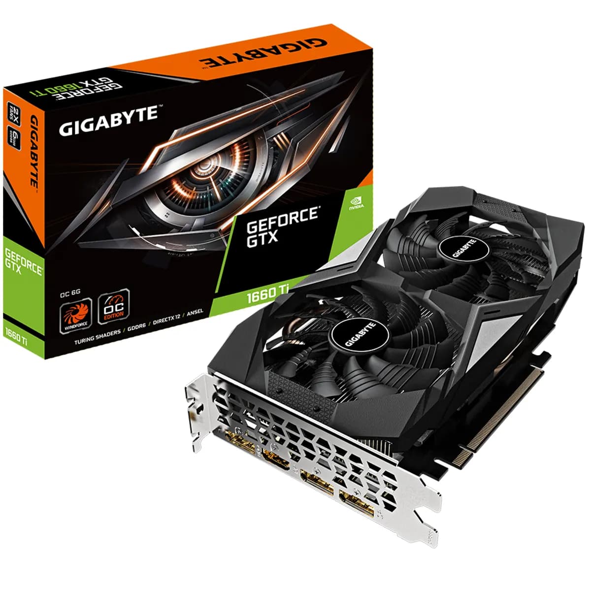 کارت گرافیک گیگابایت GIGABYTE GeForce GTX 1660 Ti OC 6G — تصویر ۶
