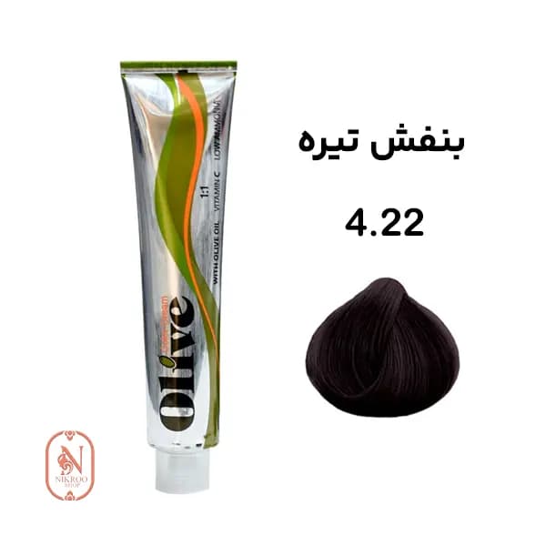 رنگ مو الیو شماره 4.22 رنگ (بنفش تیره)