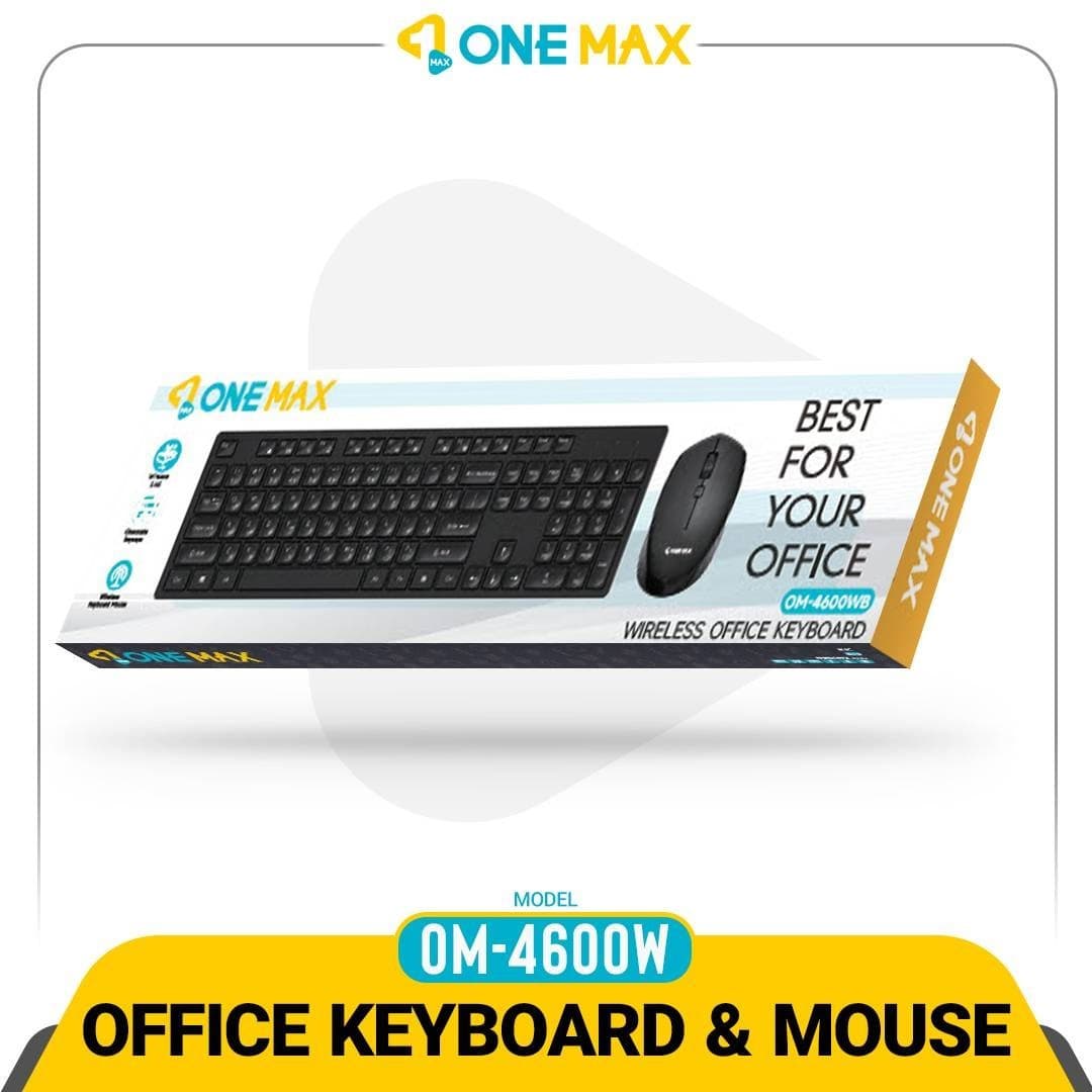کیبورد و ماوس بی سیم وان مکس مدل OM-4600W