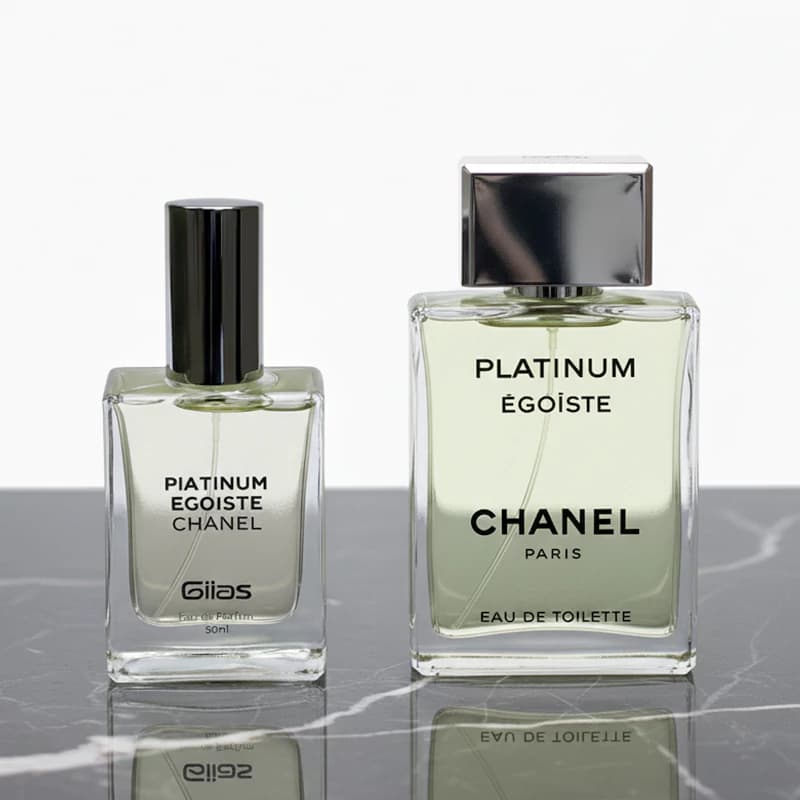 عطر مردانه گیلاس مدل پلاتینیوم شنل 30 میلیلیتر — تصویر ۳