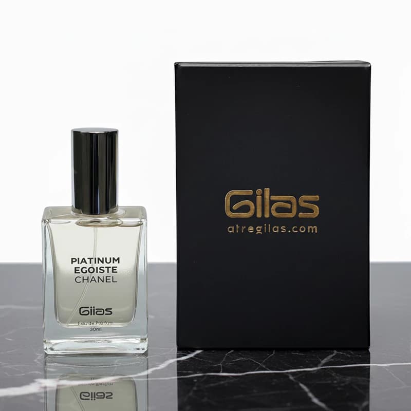 عطر مردانه گیلاس مدل پلاتینیوم شنل 30 میلیلیتر — تصویر ۲