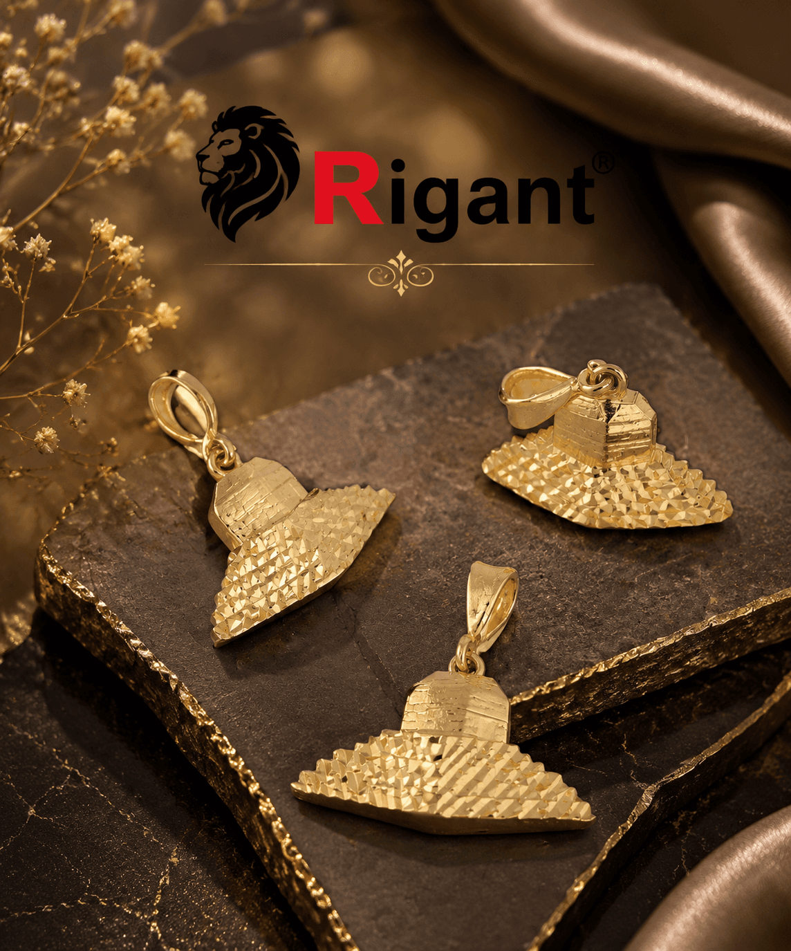 پلاک طلاروس تراش کد 4009