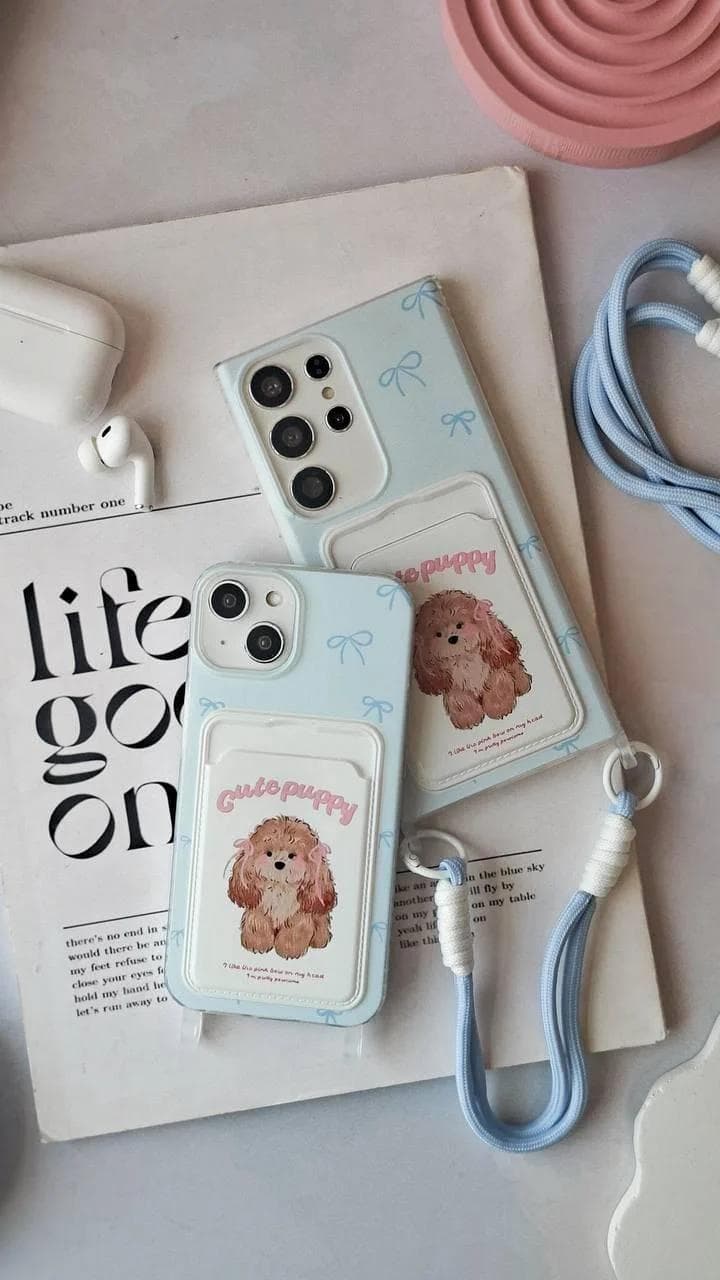 قاب cute puppy طرح سگ فانتزی گوشی سامسونگ S23 FE — تصویر ۴