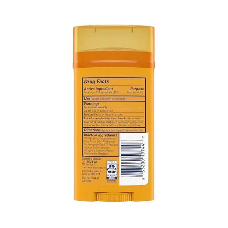 مام ضد تعریق Arm and Hammer مدل Ultra Max Active Sport وزن 73 گرم — تصویر ۲