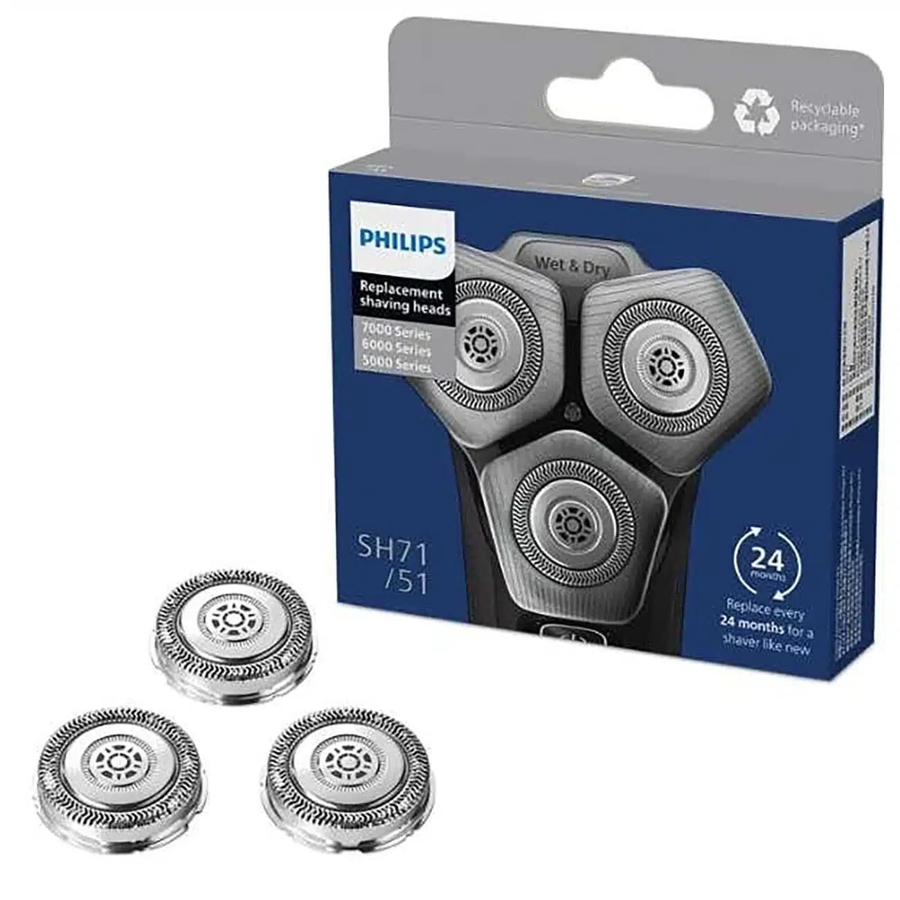 تیغ و شبکه ریش تراش فیلیپس مدل Philips SH71/50 — تصویر ۴