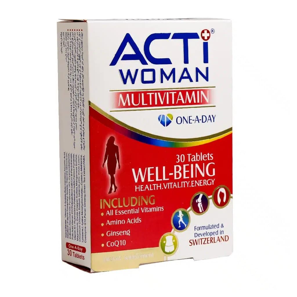 قرص مولتی ویتامین اکتی وومن لیبرتی 30 عدد Acti Woman