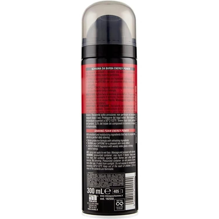 فوم اصلاح صورت Intesa مدل Energizzante حجم 300 میلی لیتر — تصویر ۲