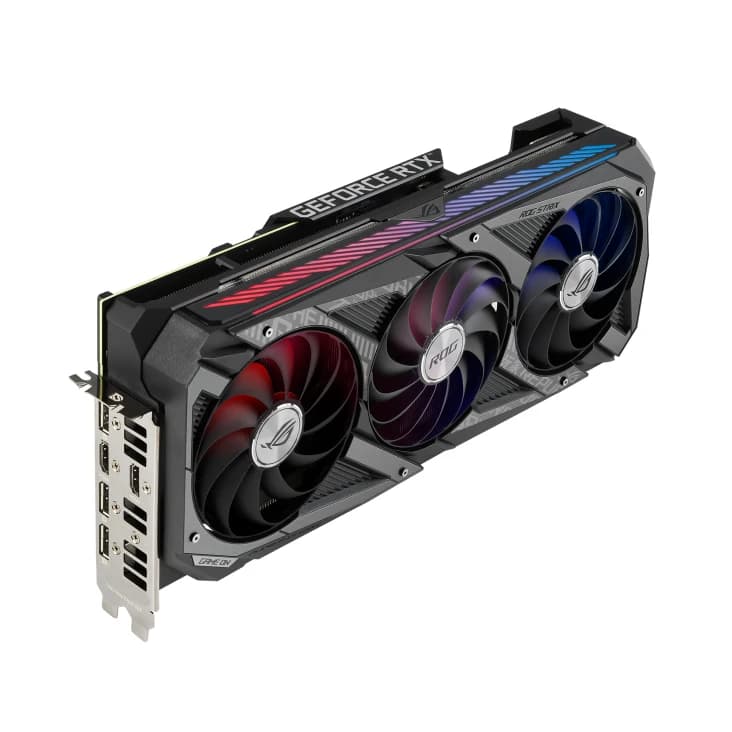 کارت گرافیک ایسوس ROG STRIX RTX 3060 TI ظرفیت ۸ گیگابایت GDDR6 استوک — تصویر ۴