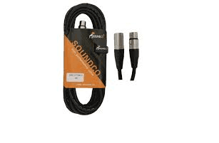 کابل دو سر کنون 1 متری ساندکو Soundco XLR to XLR Cable 1m