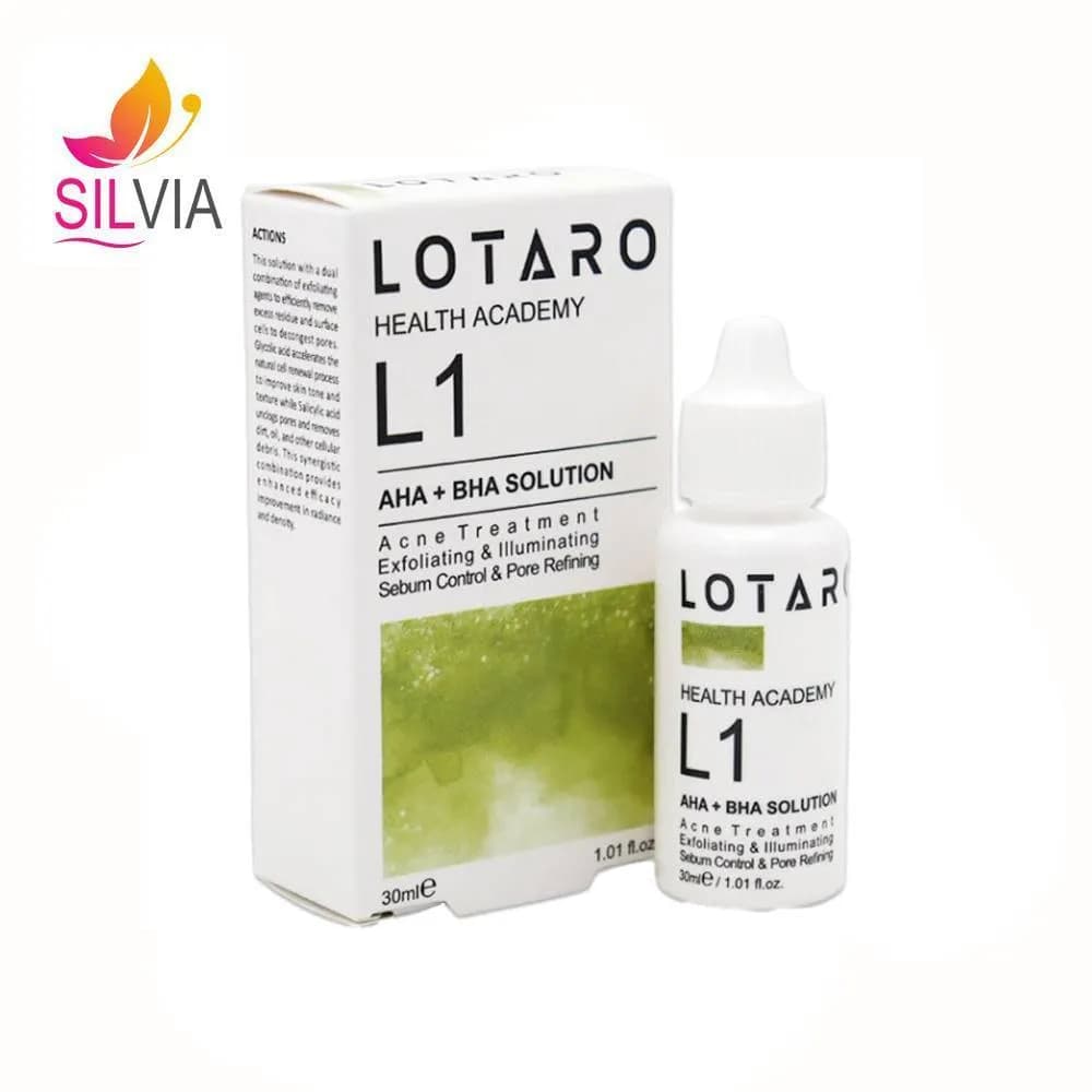 محلول لایه بردار حاوی 15% AHA+BHA لوتارو 30 میل — تصویر ۳