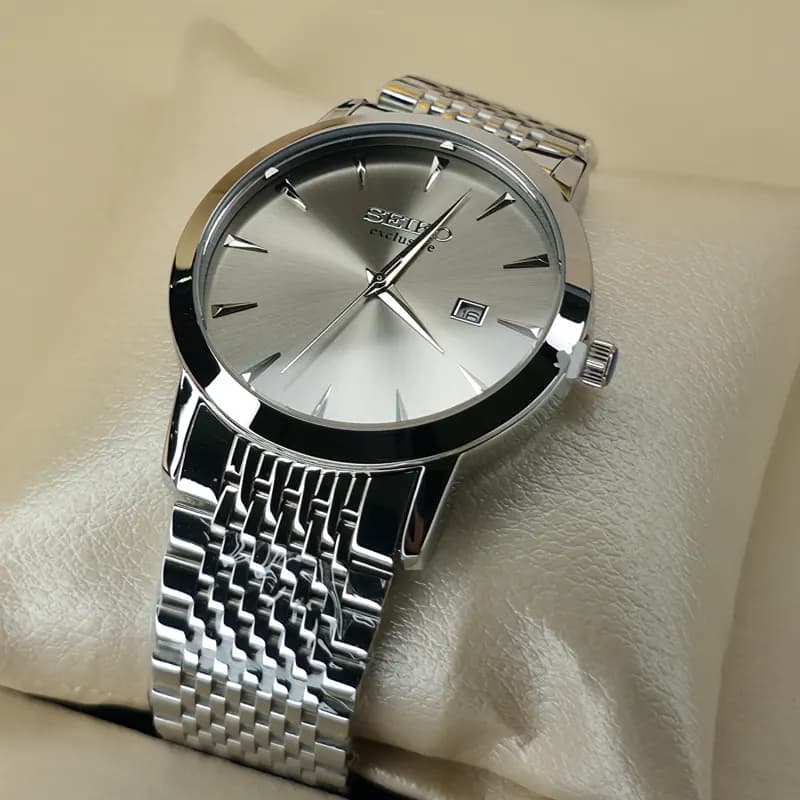 ساعت مچی مردانه سیکو اکسکلوسیو اورجینال ژاپن نقره ای مدل 3048G — تصویر ۵