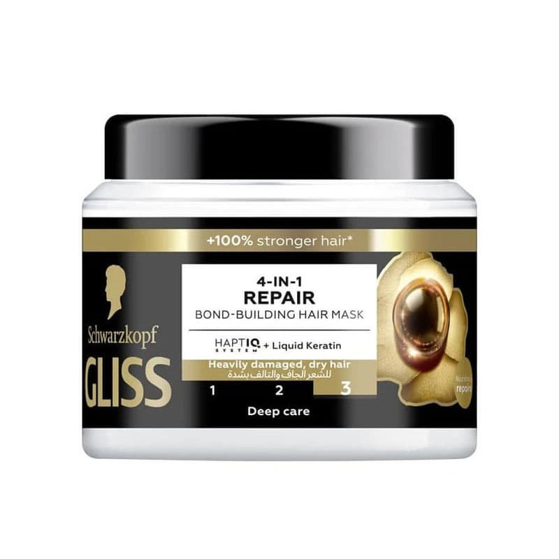 ماسک مو گلیس ریپیر 4 در 1 آلمان Gliss repair 4-in-1