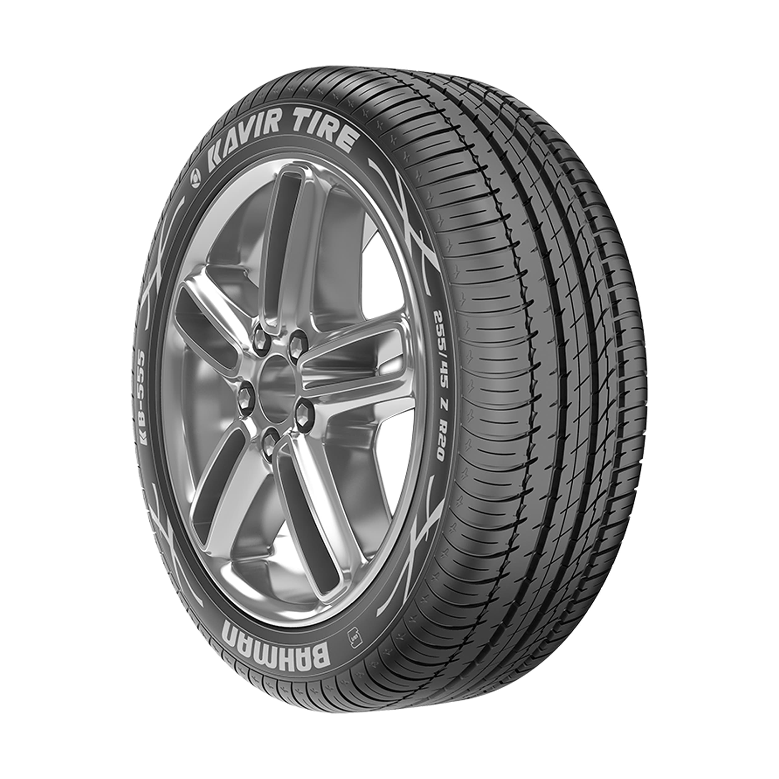 لاستیک خودرو کویر تایر مدل BAHMAN KB555 سایز 255/45/20 – تک حلقه — تصویر ۲