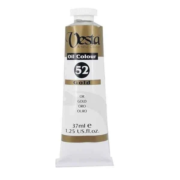 رنگ روغن وستا مدل Gold حجم 37 میلی لیتر کد 52