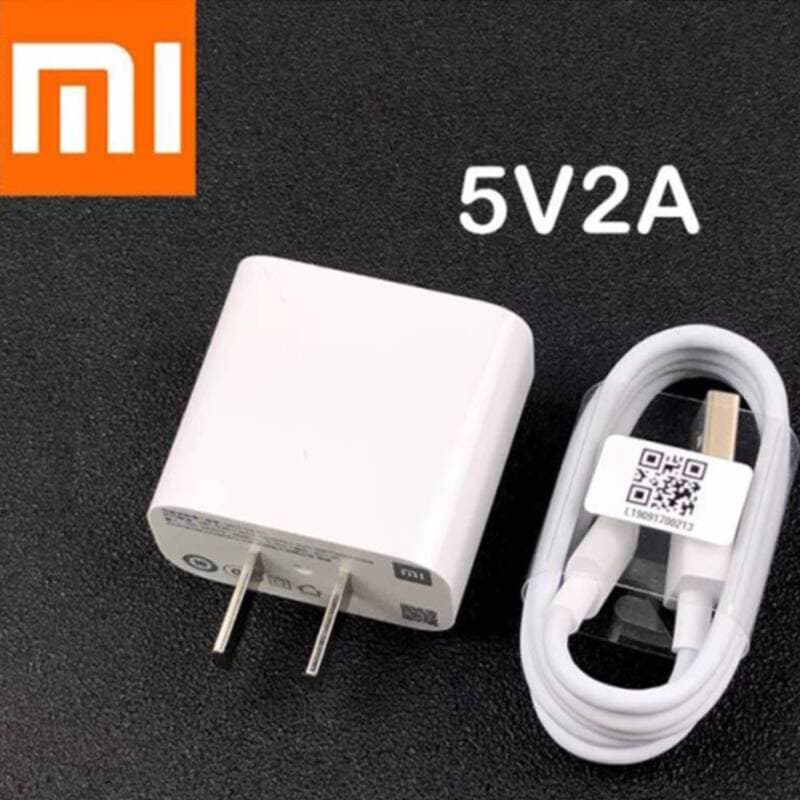 شارژر دیواری Xiaomi MDY-09-EK 2A سرجعبه + کابل Type-C و تبدیل دو به دو — تصویر ۲