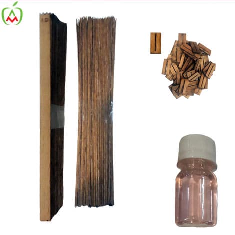 فیتیله شمع چوبی8 (فیتیله سلولوزی) مجموعه 50 عددی