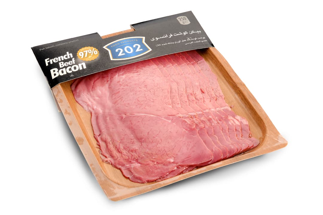 بیکن 97 درصد گوشت 202 بسته 250 گرمی Bacon 97 % de Carne 202 – Paquete de 250 g — تصویر ۲