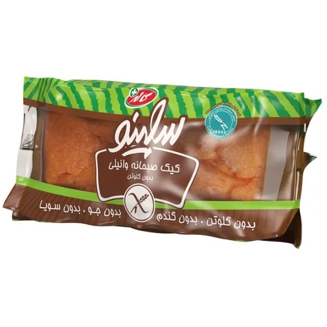 کیک صبحانه 200 گرمی وانیلی کاله فاقد گلوتن Bizcocho de Desayuno de Vainilla Sin Gluten Kaleh – 200 g