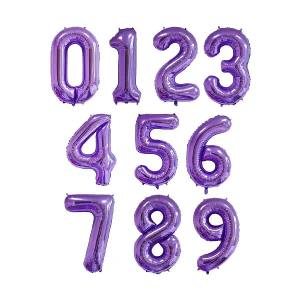 بادکنک عدد بنفش (32 اینچ)