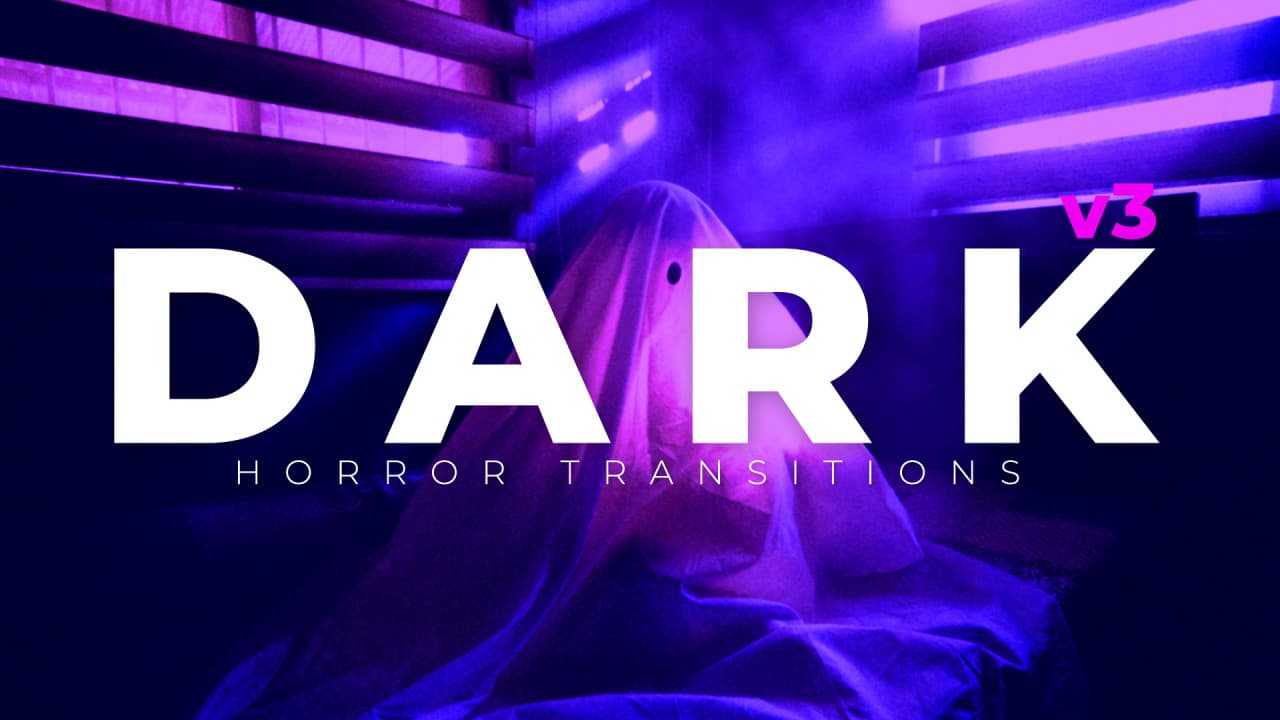 دانلود ترانزیشن ترسناک افکت سینمایی برای پریمیر – Dark Horror Transitions V3