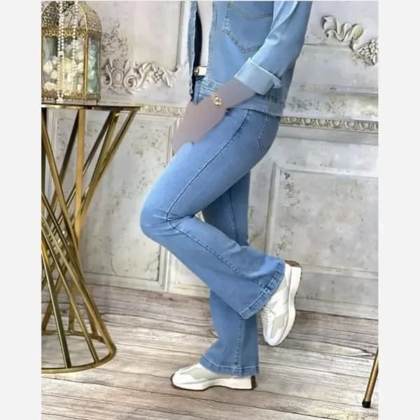 شلوار دمپا نیل زنانه کمرکش کد 217
