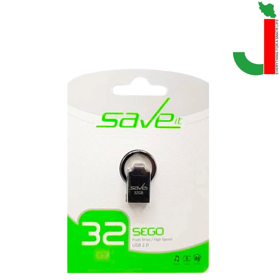 فلش مموری سیو ایت مدل SEGO ظرفیت 32 گیگابایت USB2.0 — تصویر ۲