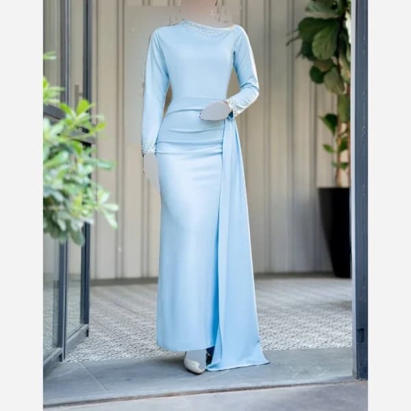 لباس مجلسی زنانه بلند ماهی کد 184