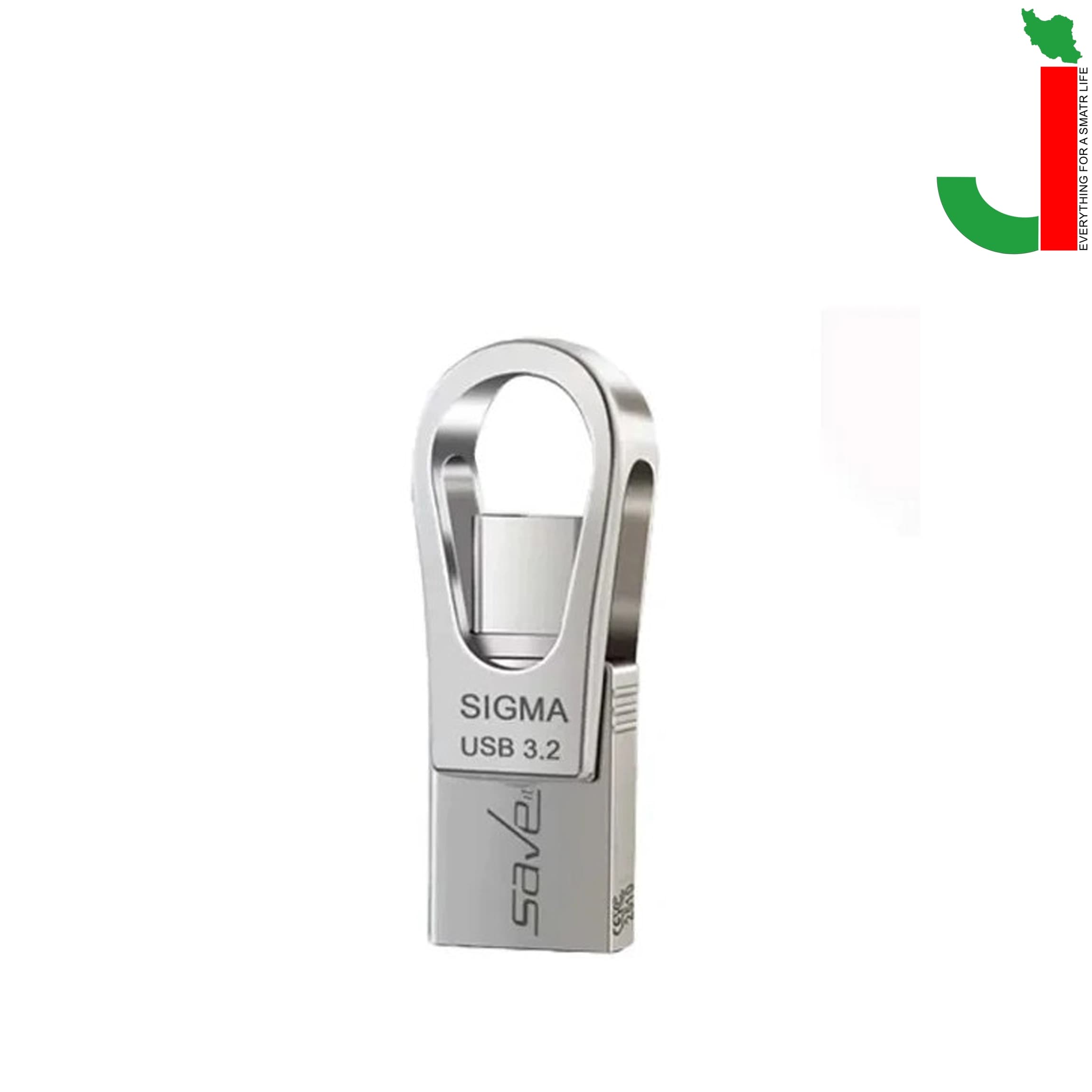 فلش مموری سیو ایت مدل SIGMA ظرفیت 64 گیگابایت USB3.2 / فلش دوسر / otg TYPE-C