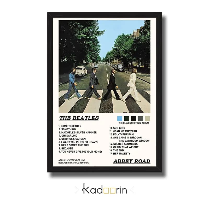 تابلو بیتلز طرح Abbey Road