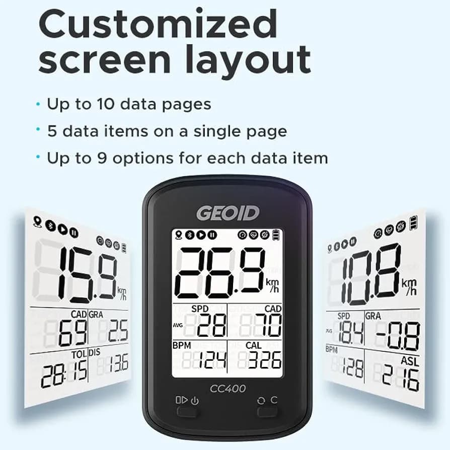 کامپیوتر دوچرخه برند GEOID مدل C400 — تصویر ۲