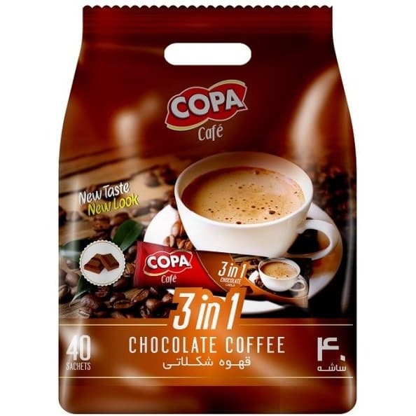 سه در یک شکلاتی کوپا 40 عددی