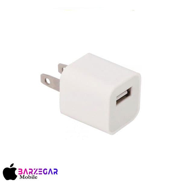 شارژر دیواری آداپتور شارژر 5W آیفون X (2 پین) — تصویر ۲
