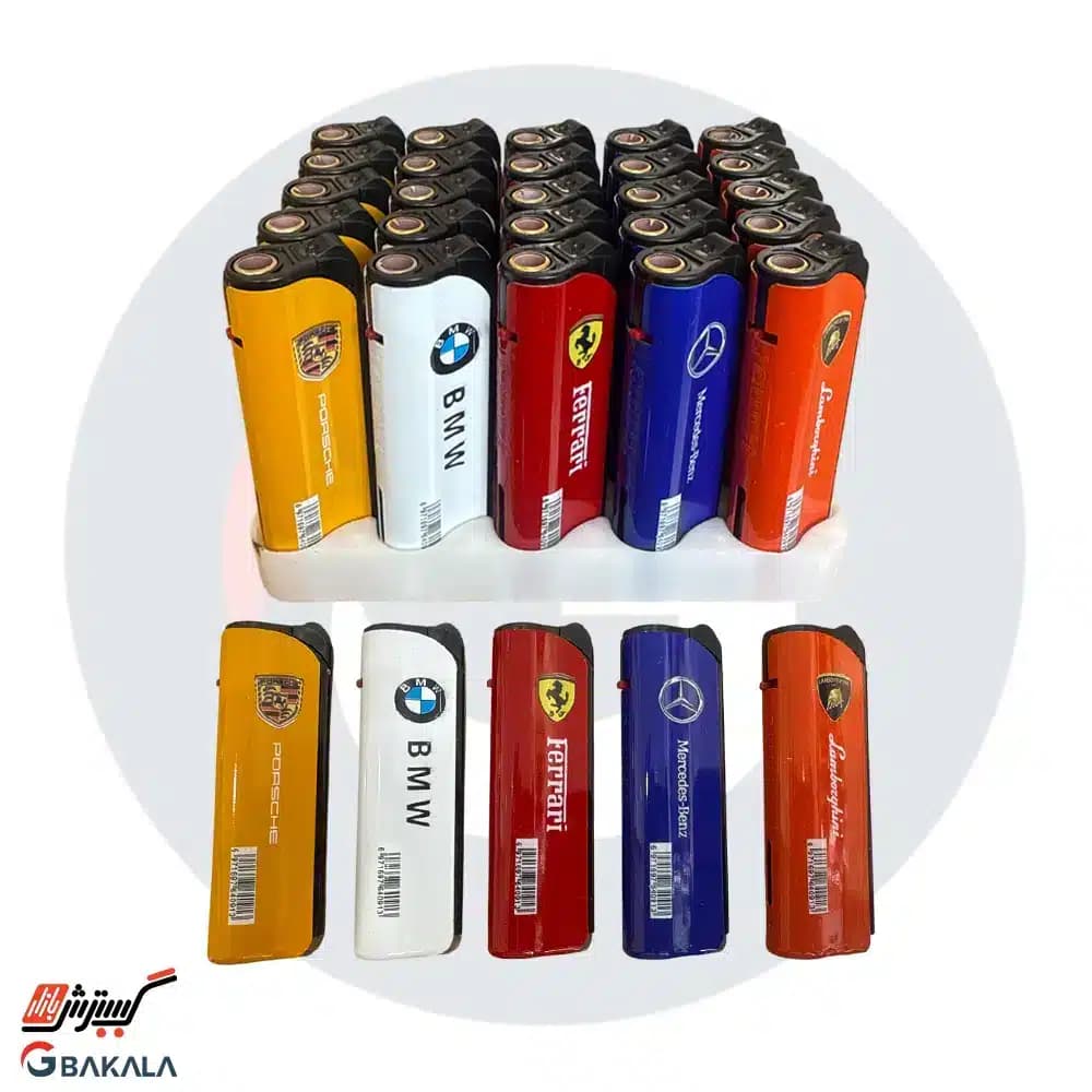 فندک اتمی طرحدار کد 605 بسته 25 عددی