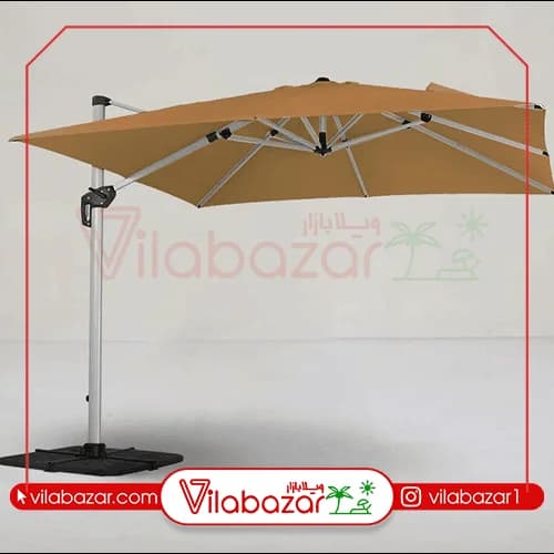 چتر آلمینیومی مربع 360 درجه (3 در 3 متر)