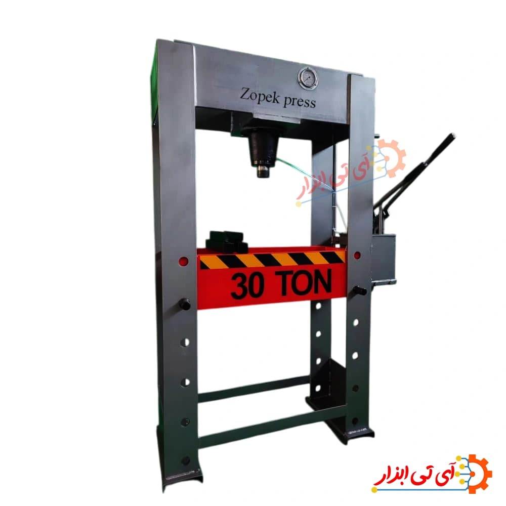 پرس هیدرولیک دروازه ای 30 تن زوپک مدل IT-1030 سفارشی — تصویر ۹